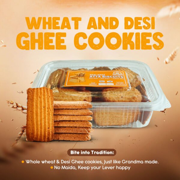 Wheat and Desi Ghee Cookies