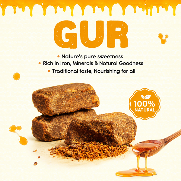 natural gur rich in taste