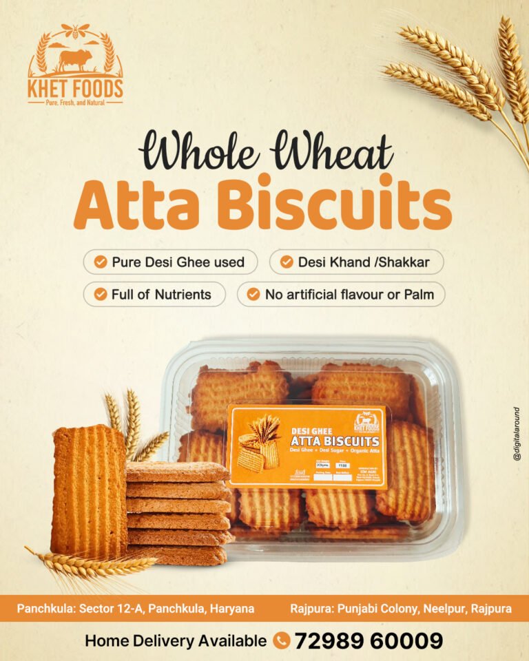 Wheat and desi ghee Biscuits