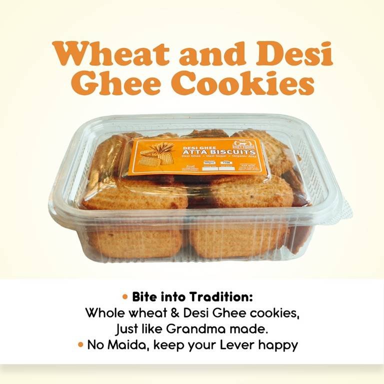Wheat and desi ghee Biscuits