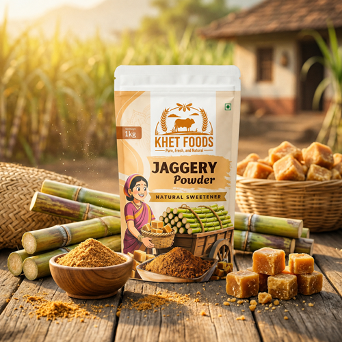 Honey Gur Jaggery Wheat flour